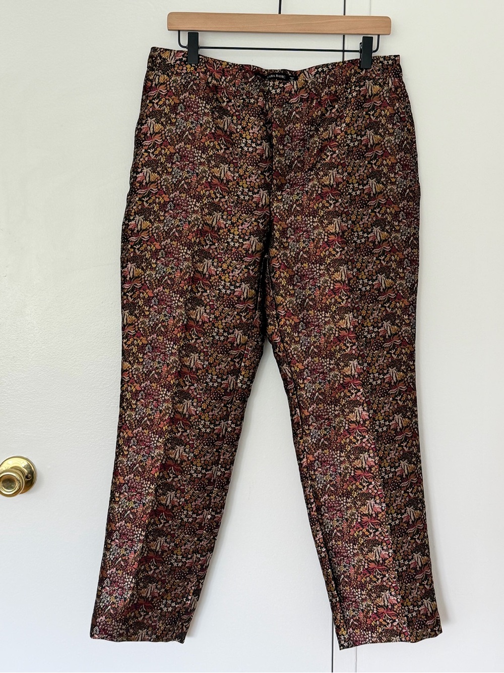 Zara Brocade trousers L